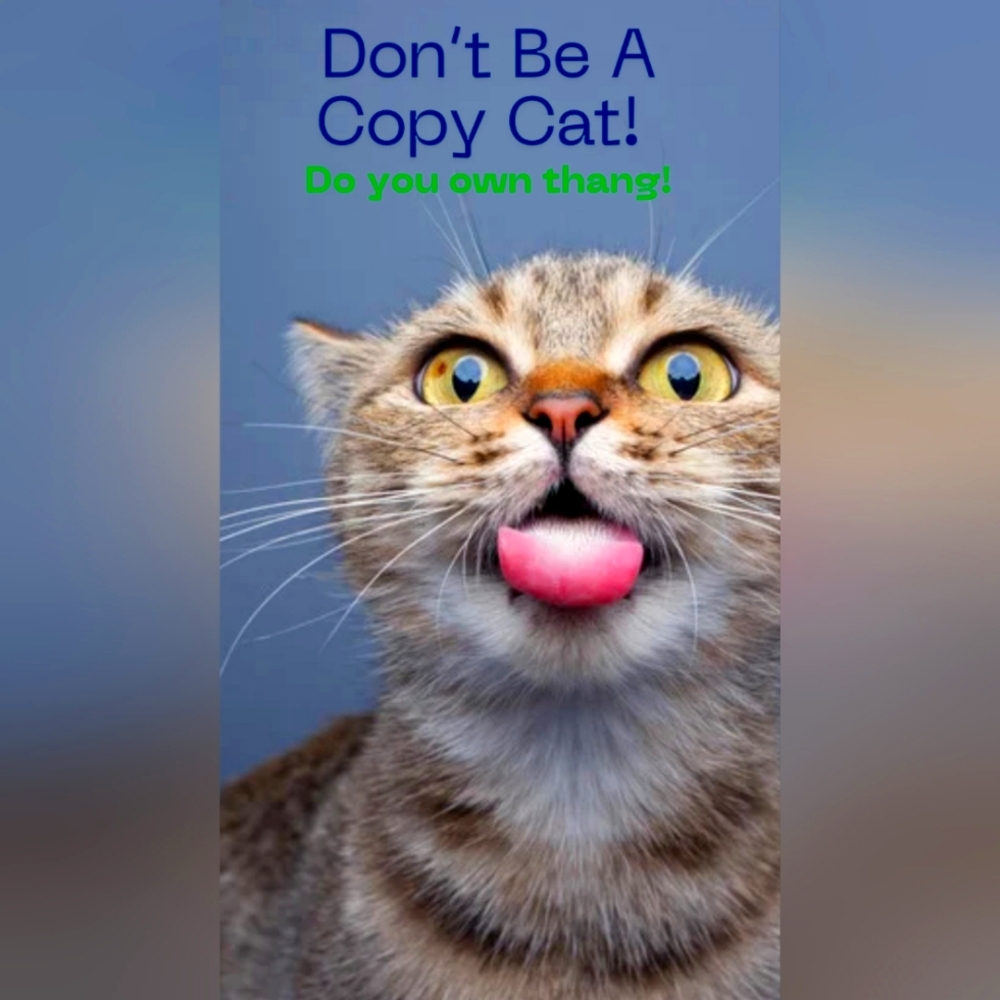 Don't copy people